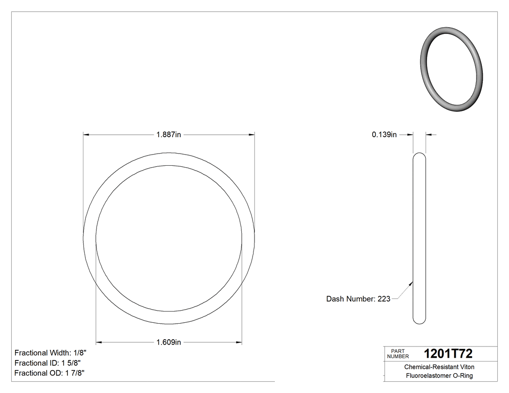 Technical drawing - 1201T72